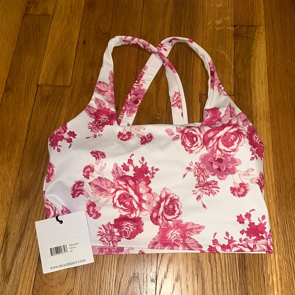 Beach Riot Rose Sports Bra